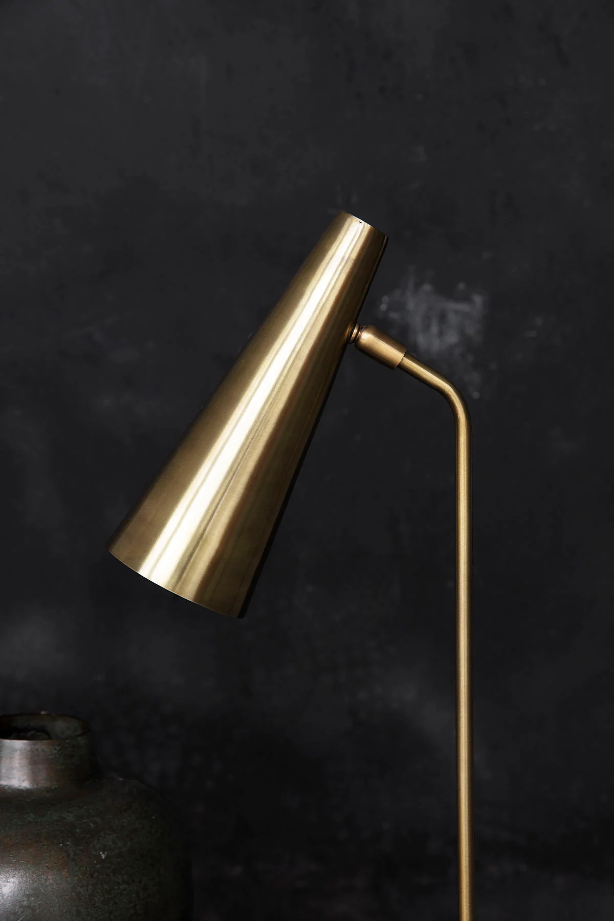 House Doctor  Precise bordlampe, messing - 21x14x52 cm