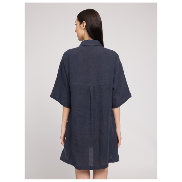 Mazine - Women's Linen Shirt Dress - Robe