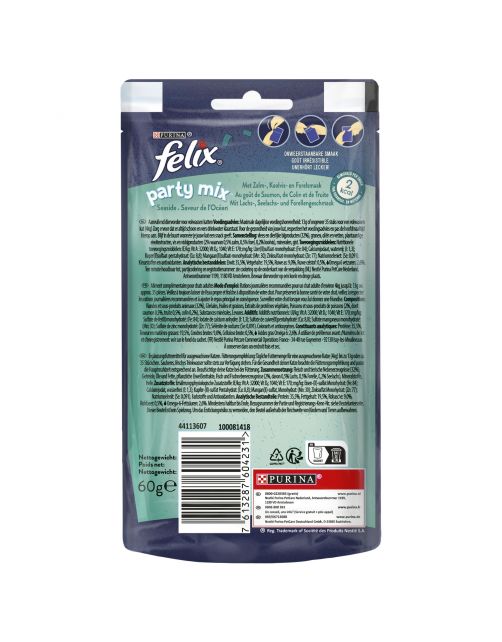 Felix Partymix Seaside Mix - Kattensnack - Mix 60 g
