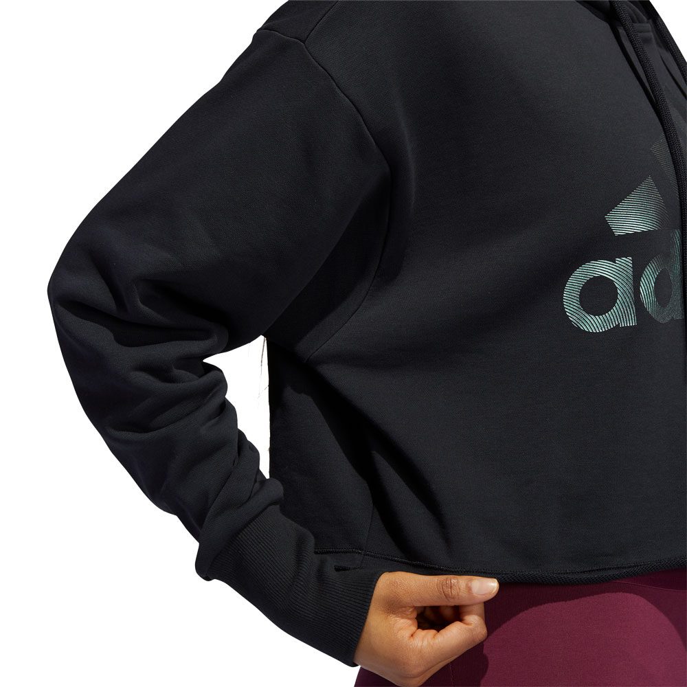 adidas Holiday Graphic Hoodie Damen schwarz
