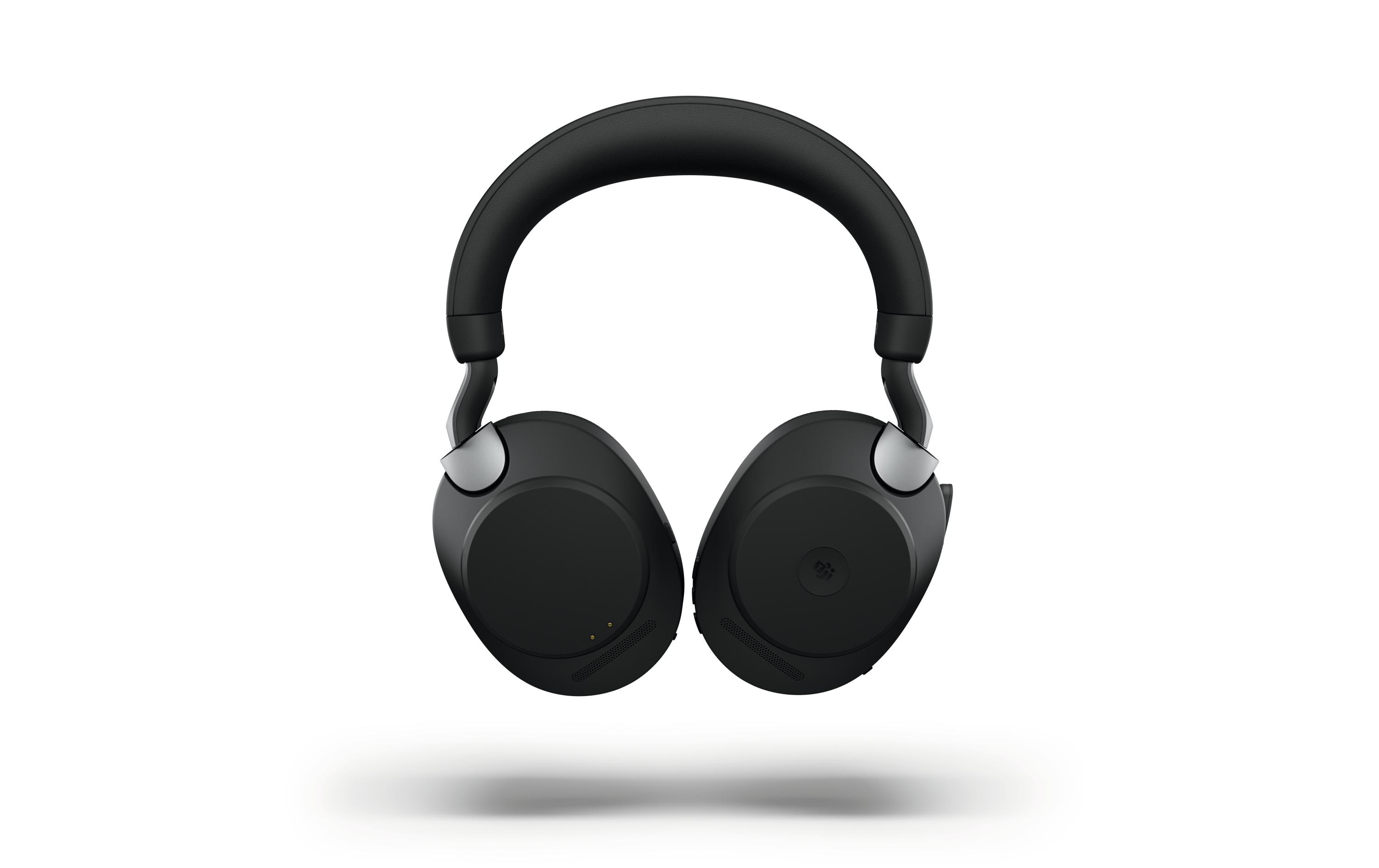 Headset Evolve2 85 Duo MS Schwarz, USB-C, inkl. Ladestation<br>Jabra Blueooth Headset mit Active Noise Cancelling