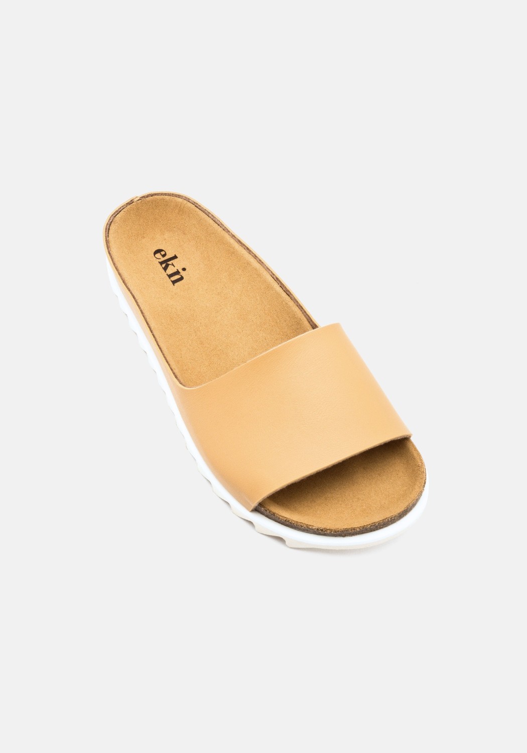 ekn footwear Sandale Palm Sandal Cognac Vegan