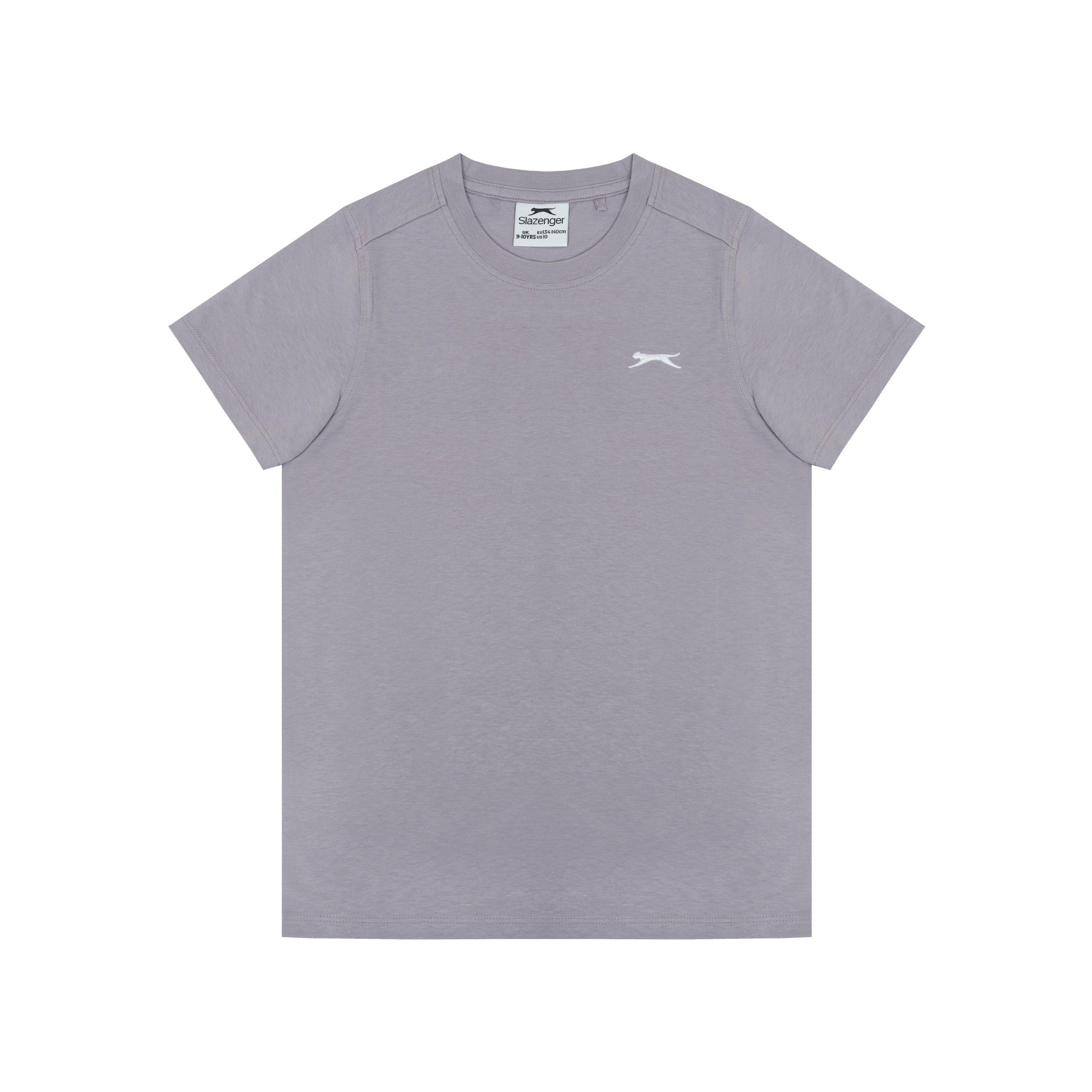 Slazenger Junior Boys Plain Tee shirt