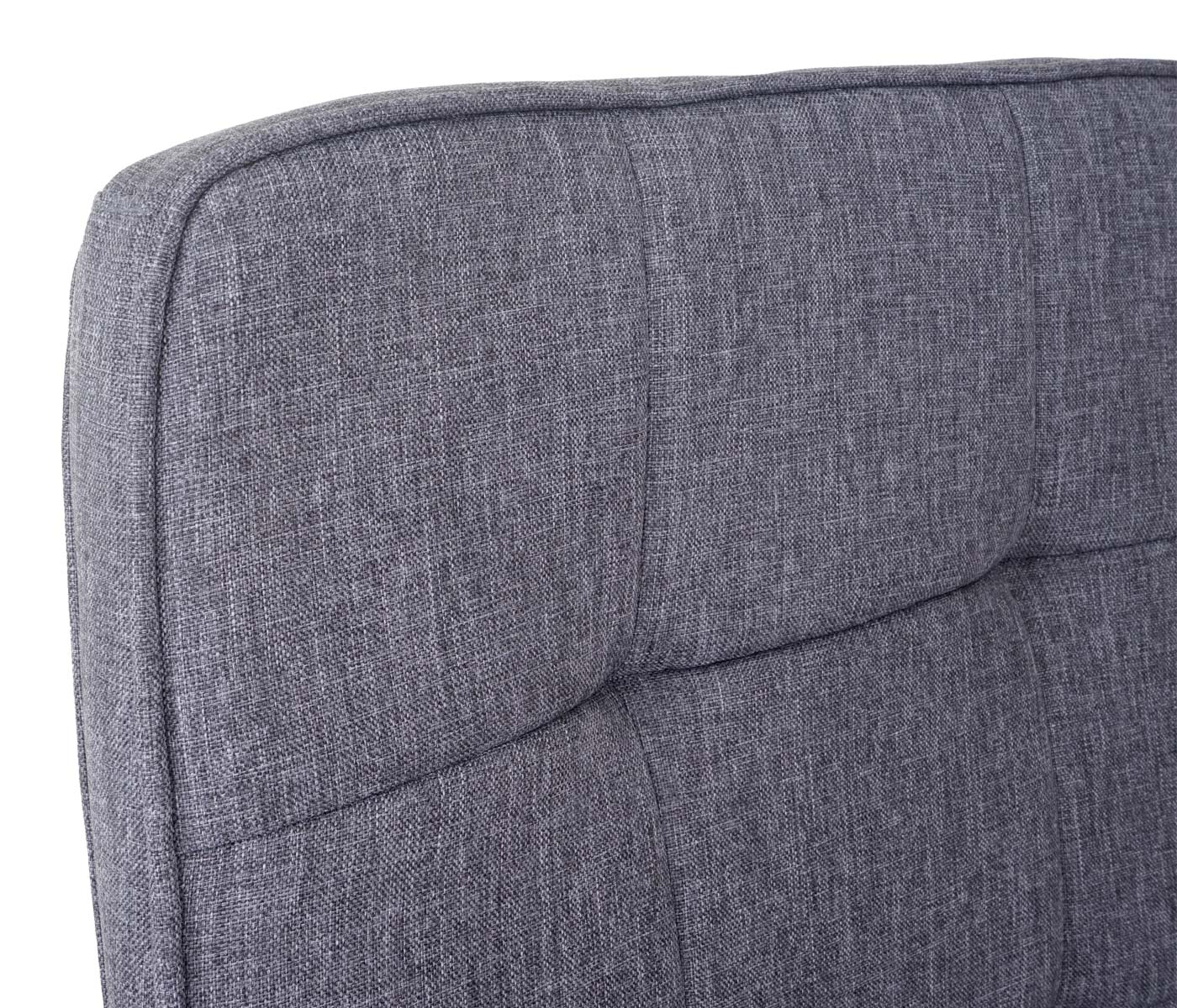 Bürostuhl MCW-K43, Drehstuhl Arbeitshocker Schreibtischstuhl, Textil grau