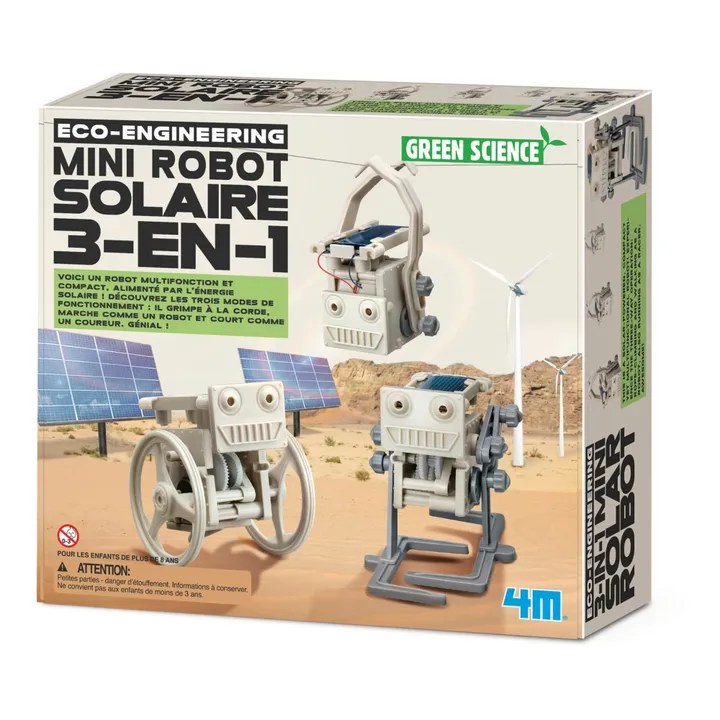 4M Mini robot solaire 3-en-1 à fabriquer