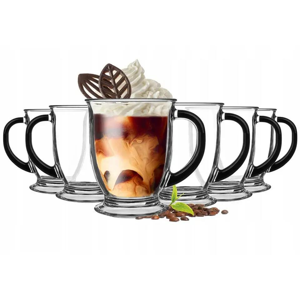 Glasmark Koffie glazen - 6x - 400 ml - latte macchiato glazen