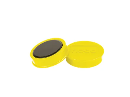 Magnet Ø38mm Nobo 2,5kg gul - (10 stk.)