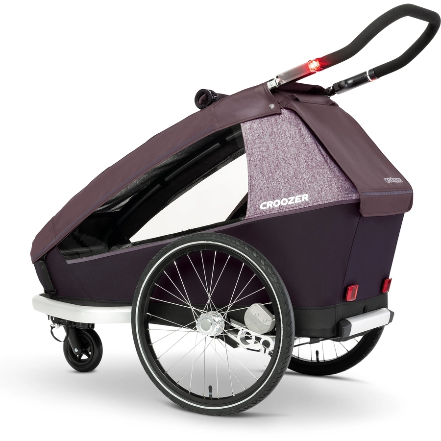 CROOZER Kinderfahrradanhänger Kid Vaaya 1 Blossom Red