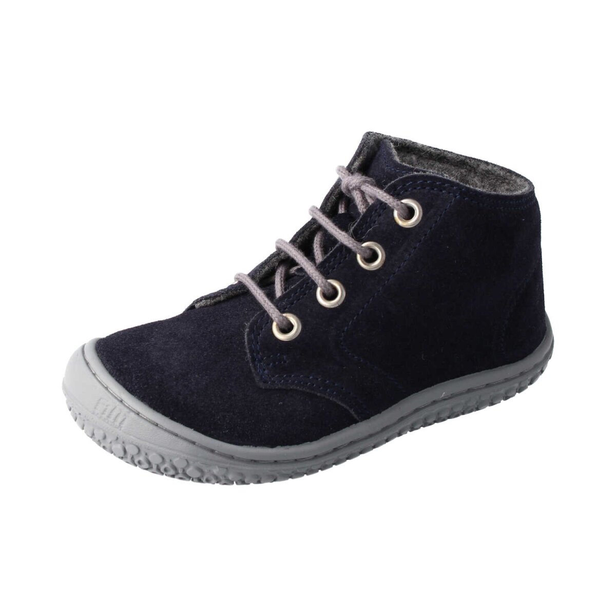 SL40011-F2 navy SQUIRREL velours fleece laces Weite/S
