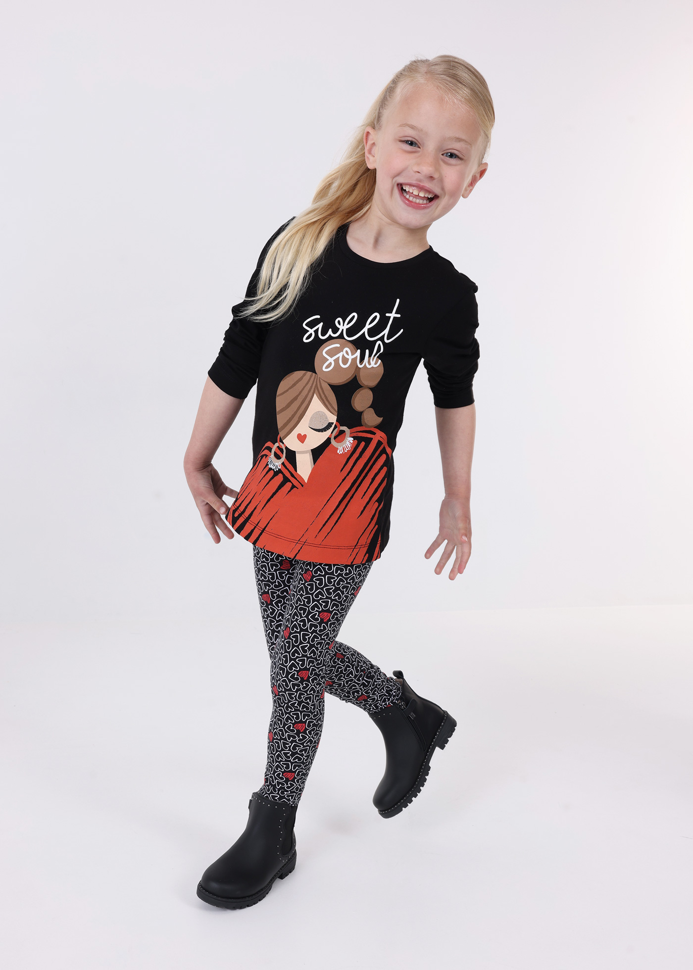 Camiseta estampada Better Cotton para meninas