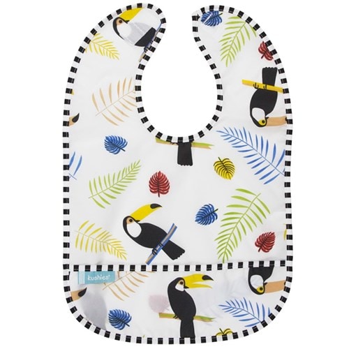 Bavoir 12-36 mois white toucans