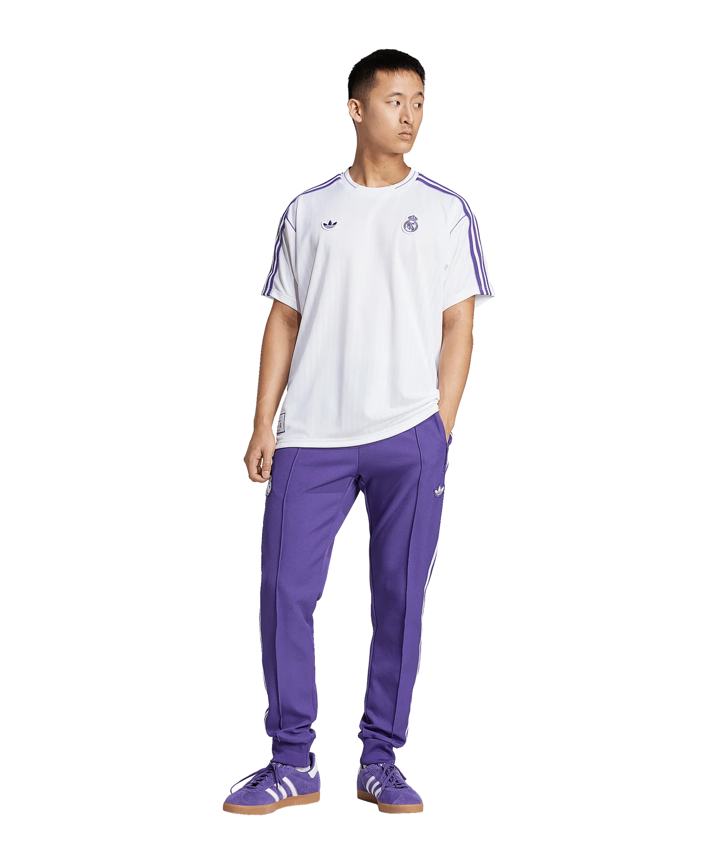 adidas Real Madrid Terrace Icon Trikot Weiss