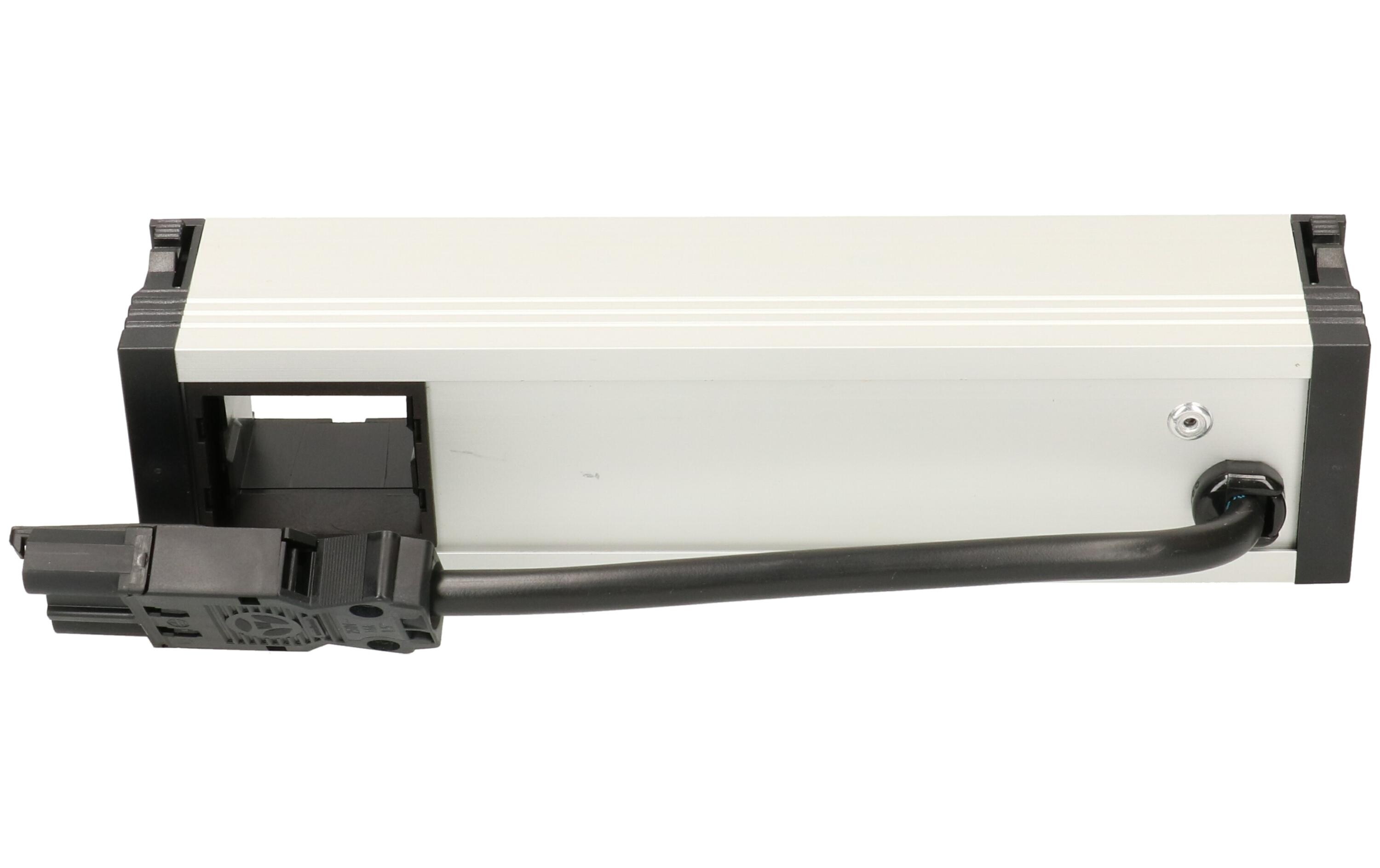 Einbausteckerleiste CONI 2x T13, 1x USB, 1x ABD<br>Einbausteckerleiste, Schwarz