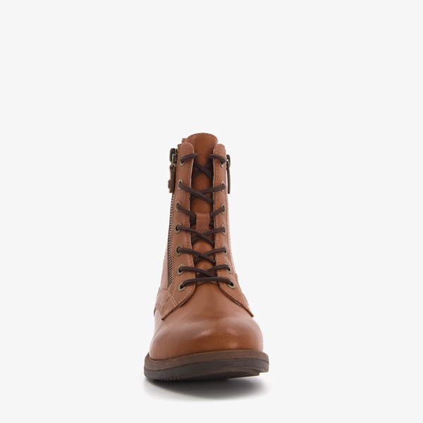 Tamaris dames veterboots cognac