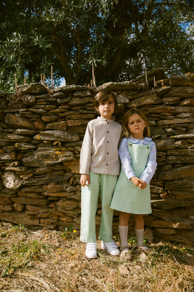 Dalma, Kjole  - Cale Green Stripe