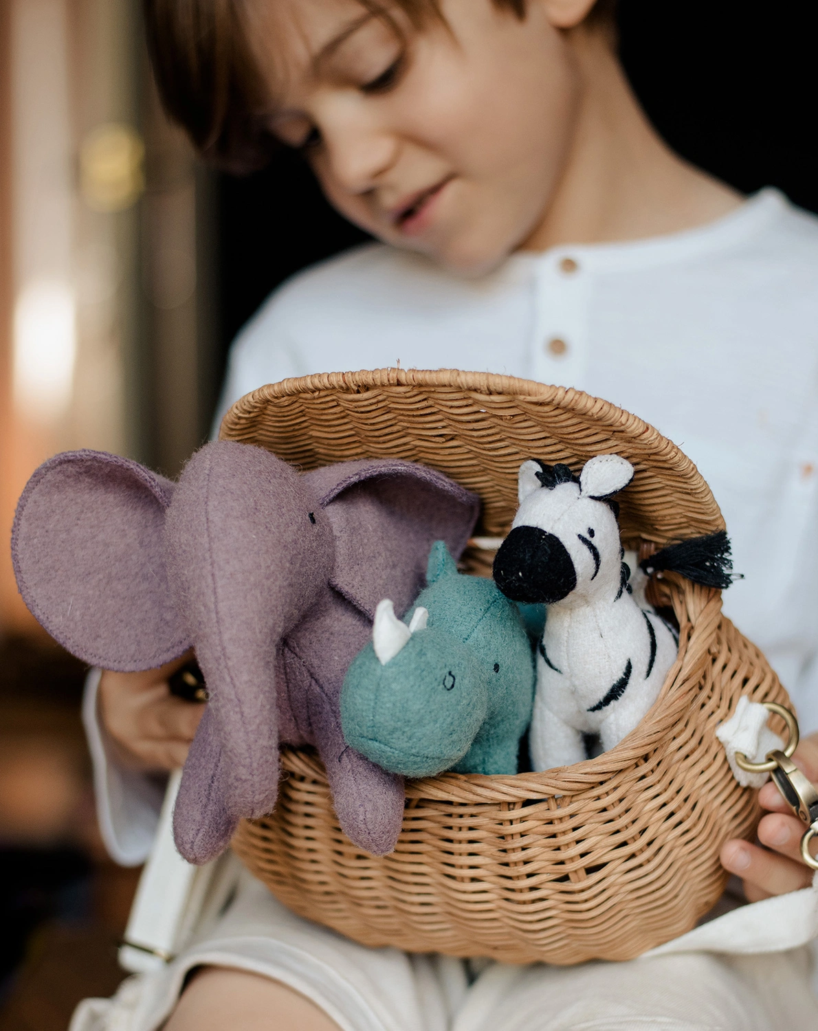 Kuscheltier-Set HOLDIE FOLK -  SAFARI ANIMALS 3-teilig