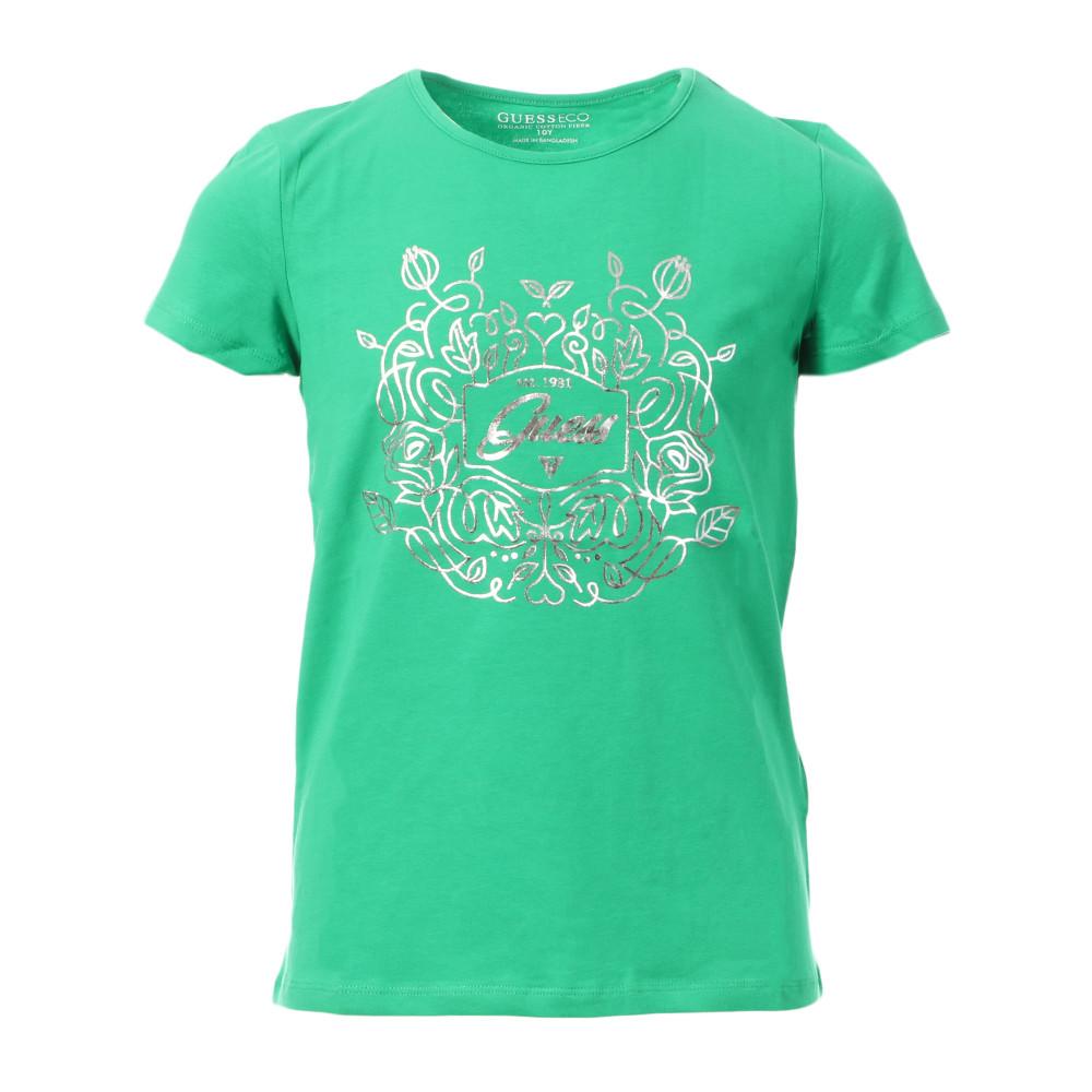 Guess T-shirt Vert Fille Guess 6YW1