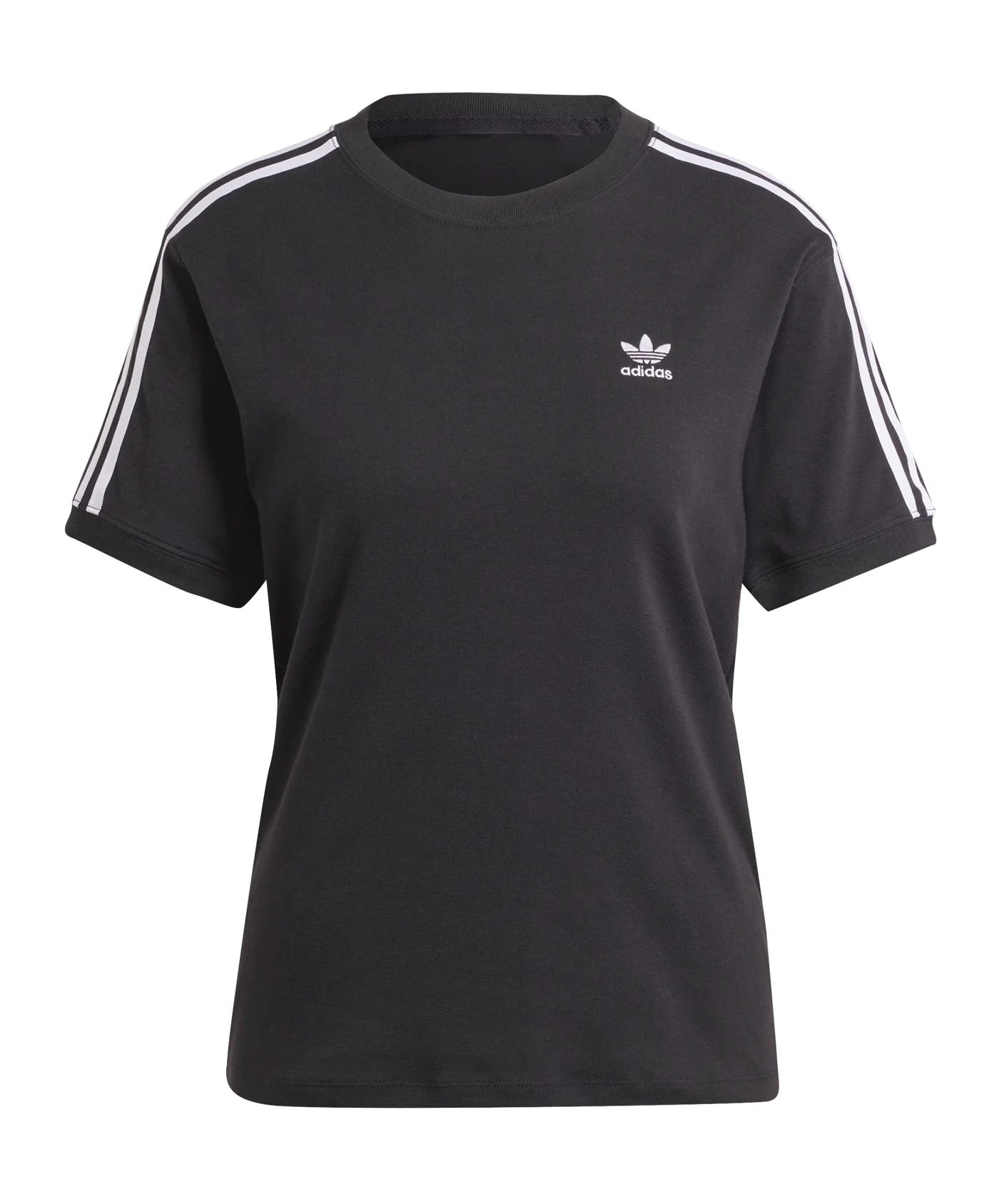 adidas Originals 3-Stripes Baby T-Shirt Damen Schwarz
