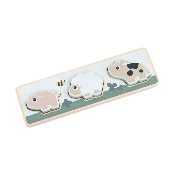 Done By Deer Tiny Farm Voel Puzzel - Colour Mix