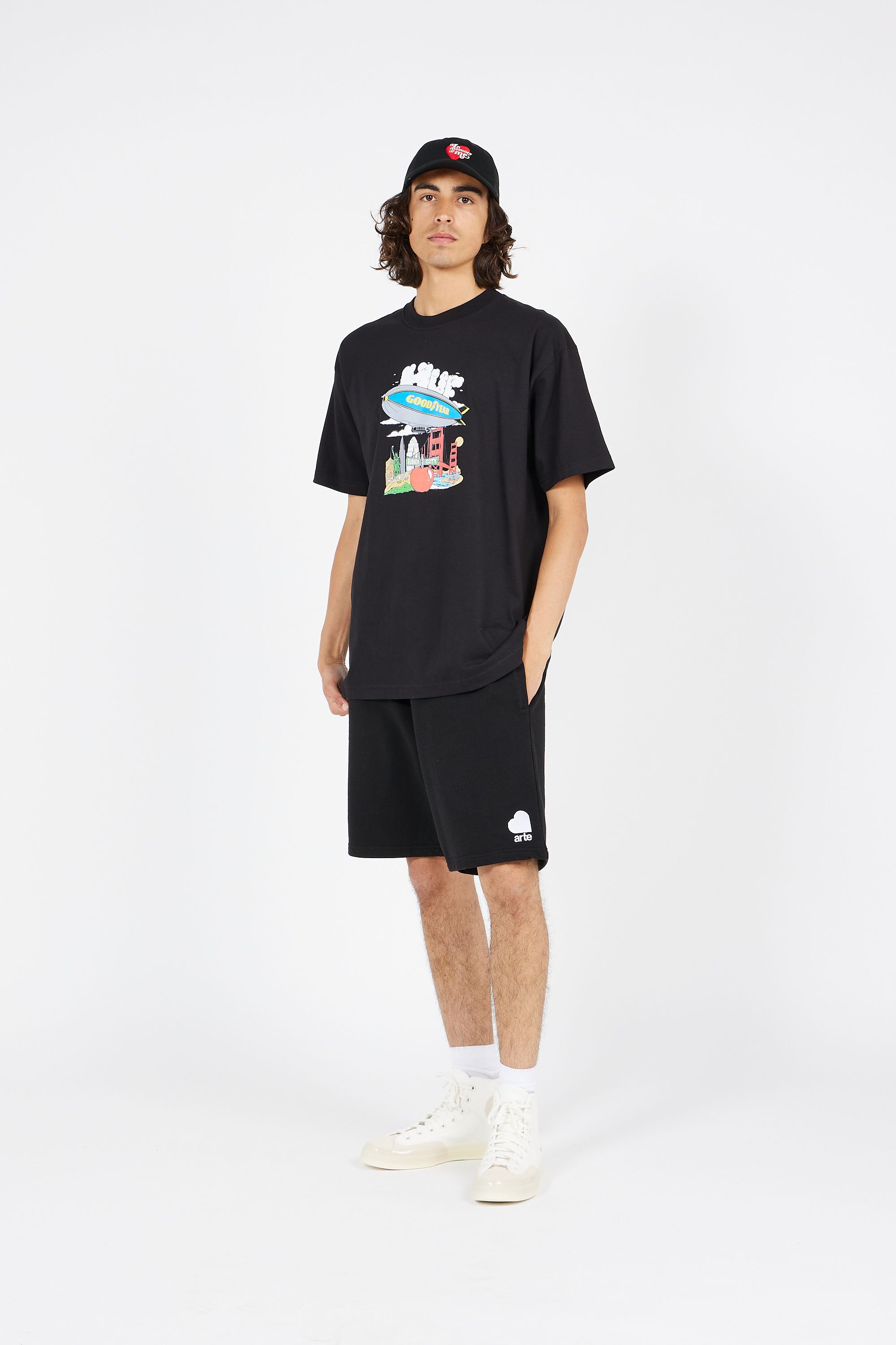 HUF t-shirt DISCOVER Noir