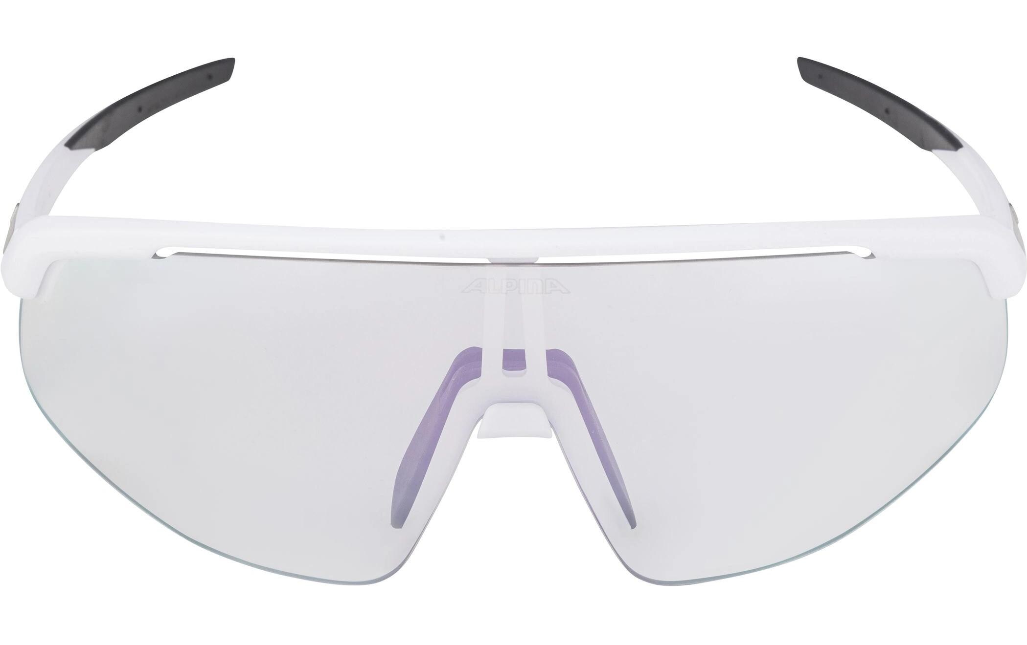 Sportbrille Turbo Pro V - Weiss matt<br>Velobrille Cat. 0-3