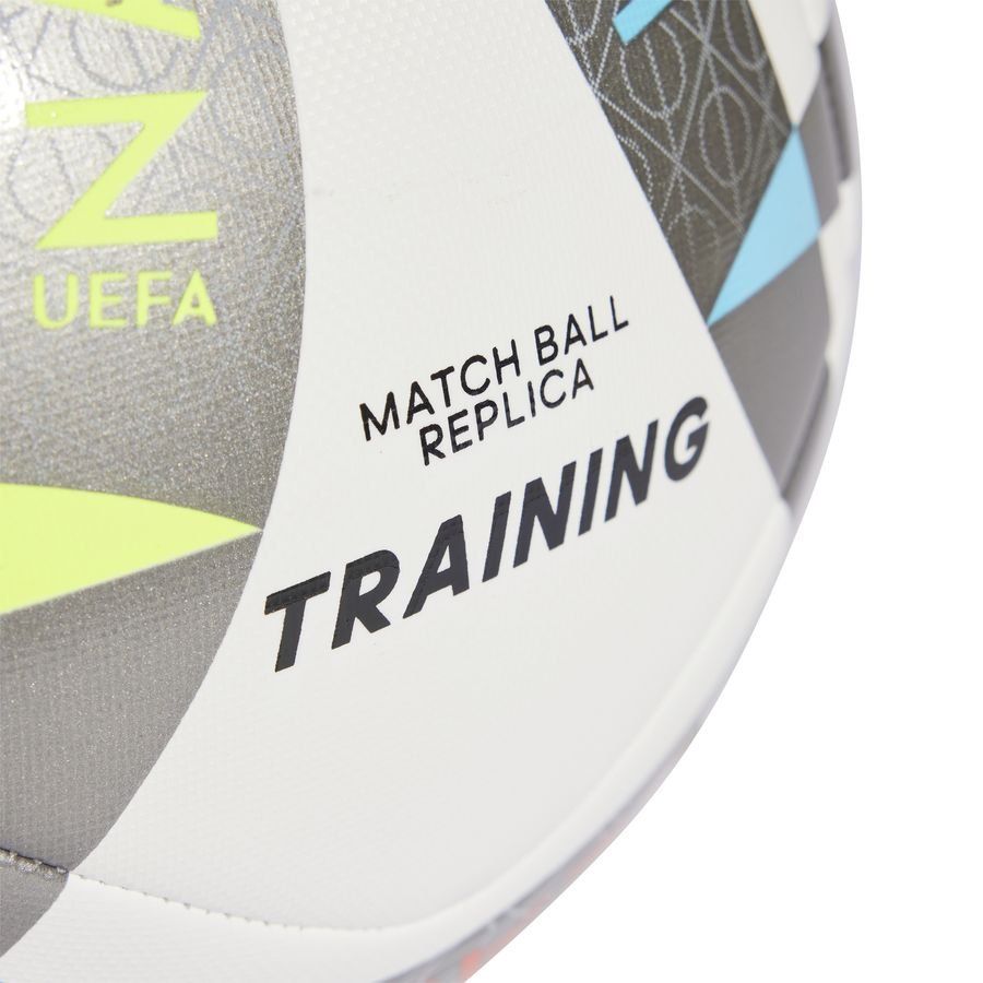 adidas Ballon Training UEFA Ligue des Nations - Blanc/Argenté/Argenté
