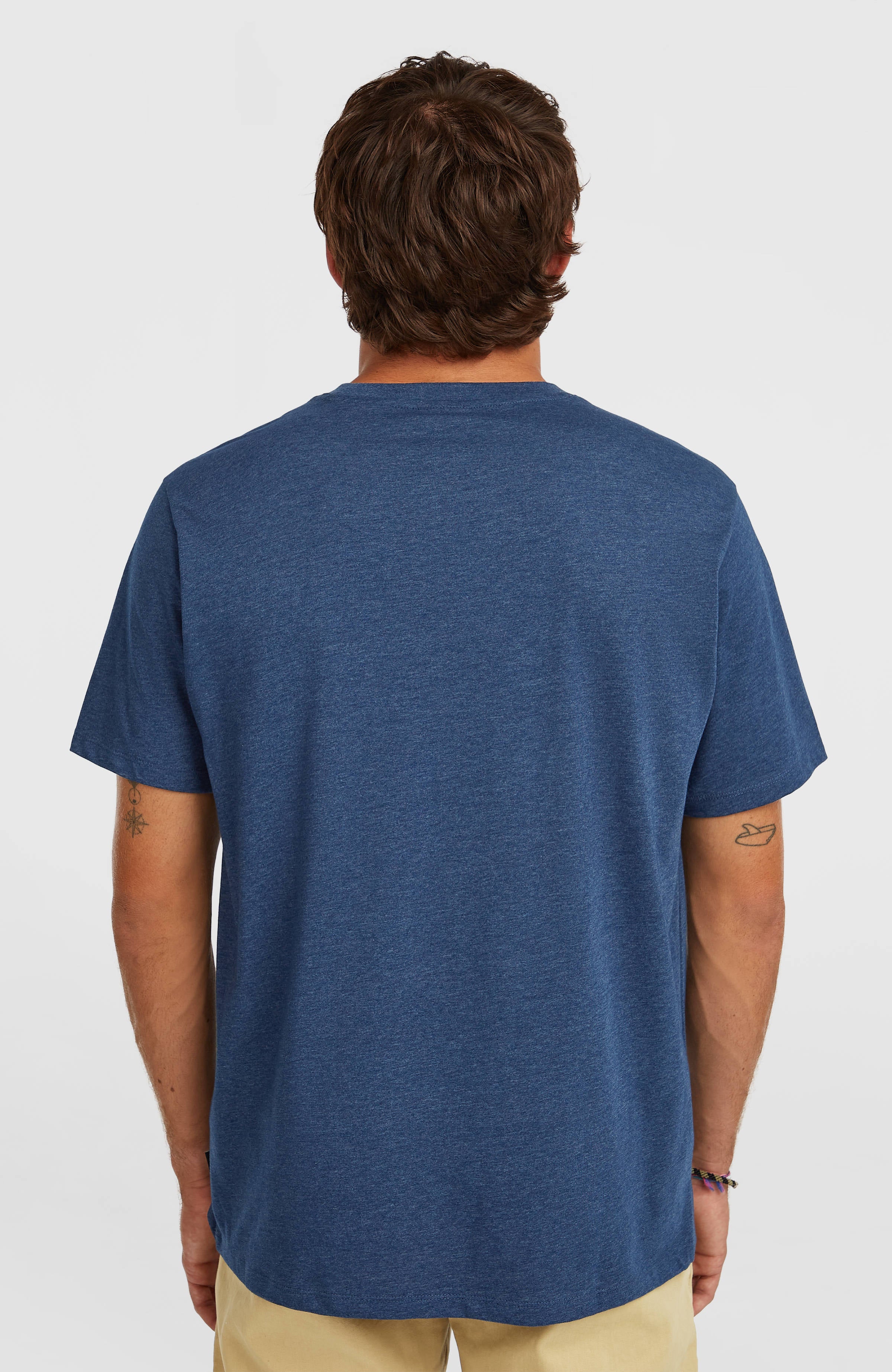 Melange Chest-Print T-shirt