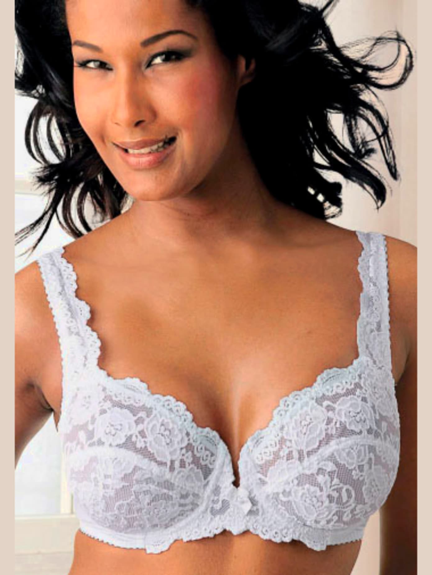 Soutien-gorge en dentelle avec armatures