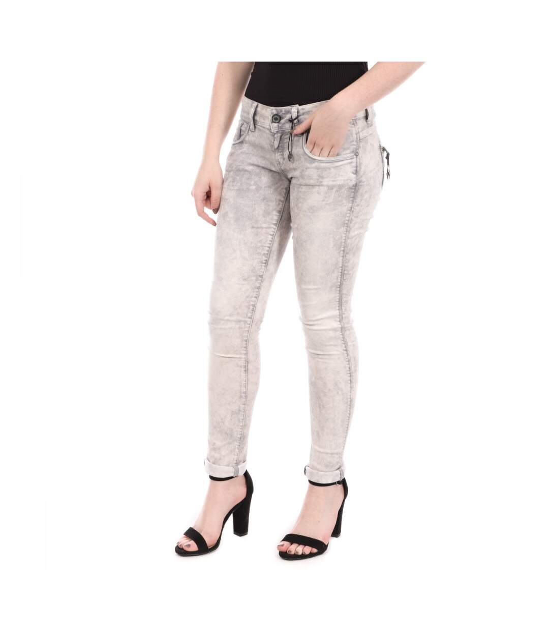 Jean Skinny Gris délavé Femme G-Star