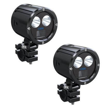 Feux Sifam Additionnels 2x30w longue portée à commande sans fil Universel - Noir