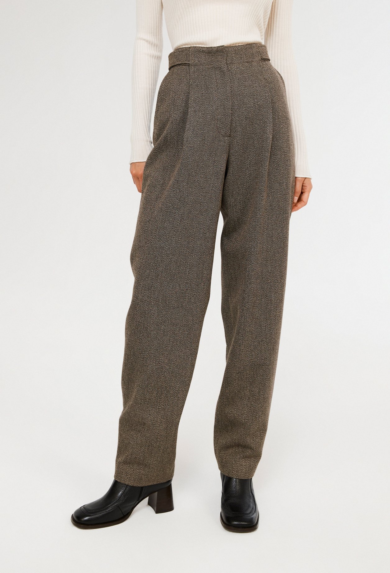 Pantalon &agrave; pinces