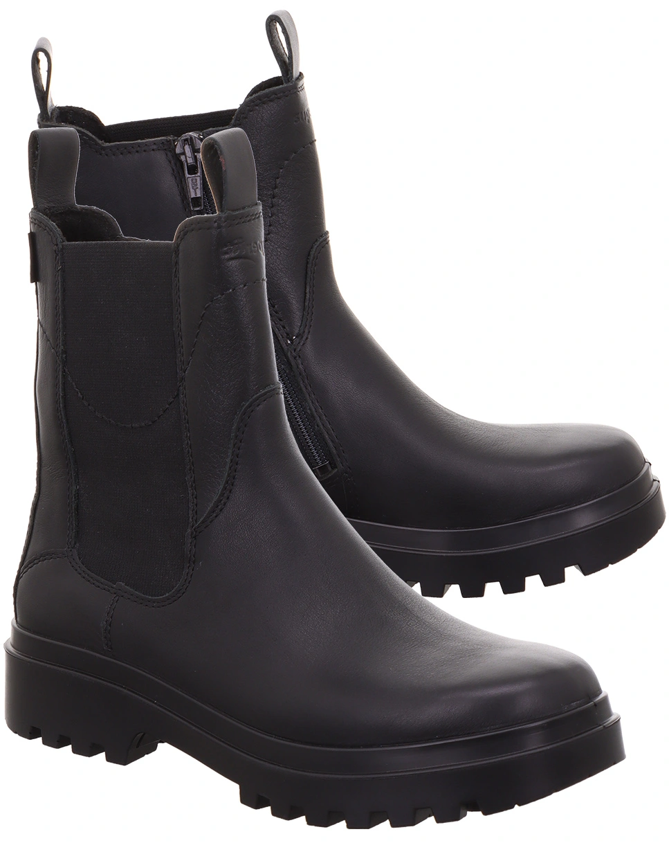 Chelsea-Boots ABBY mit Reißverschluss in schwarz