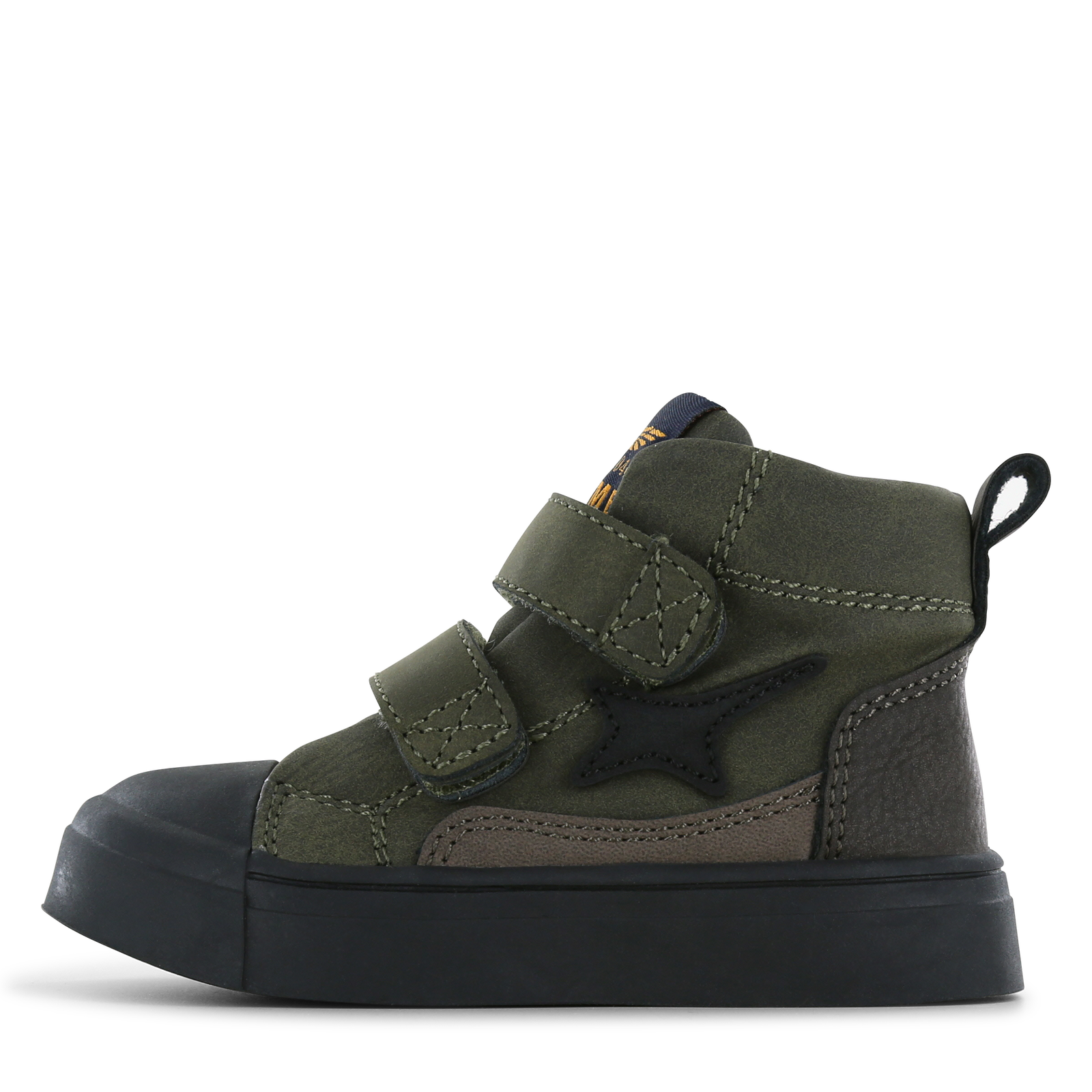 Shoesme donkergroene bootie Microfiber nubuck | Jongens schoenen