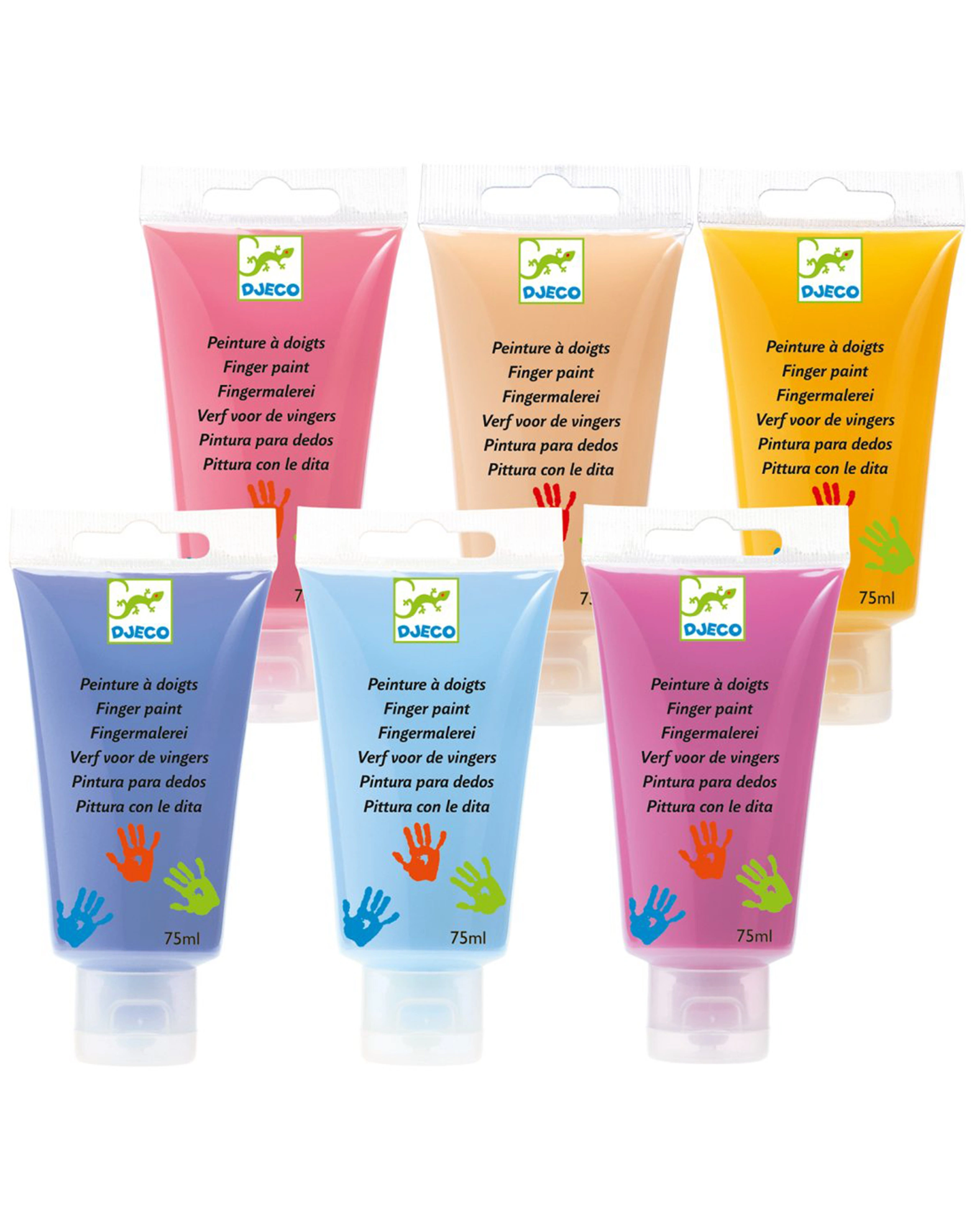 Fingerfarben SWEET 6-teilig in bunt