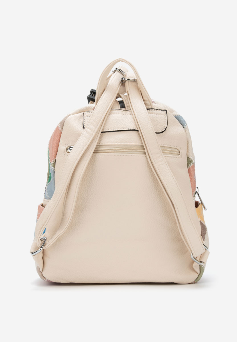 Sac à dos pour femme beige Silvia Rosa 6099