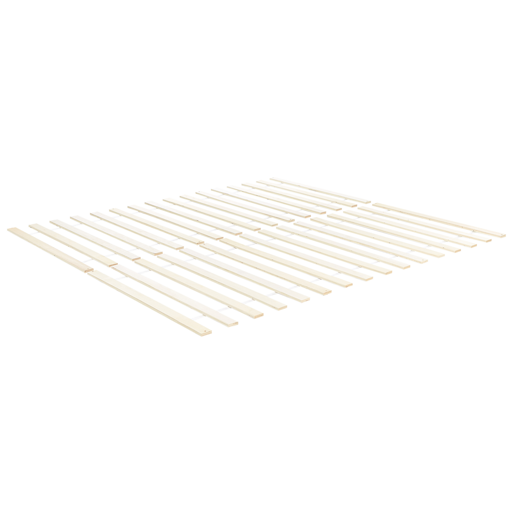 Beliani - FLORAC - Tweepersoonsbed - Wit - 140 x 200 cm - Dennenhout