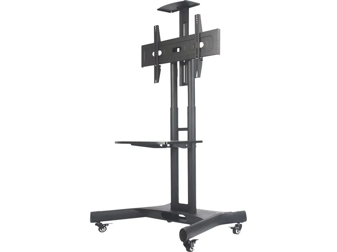 Neomounts NM-M1700 - Vogn med hjul - for LCD display - sort - skærmstørrelse: 32