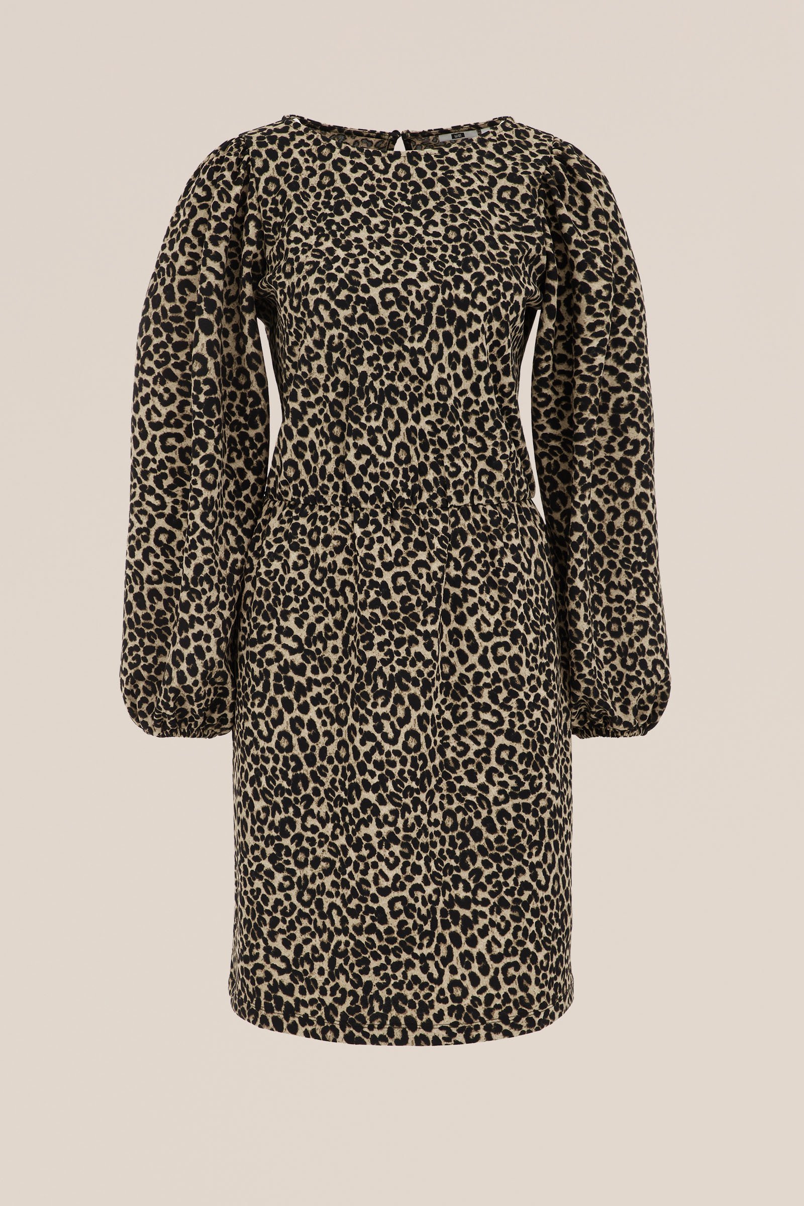 jurk met dessin WE Fashion Felgeel