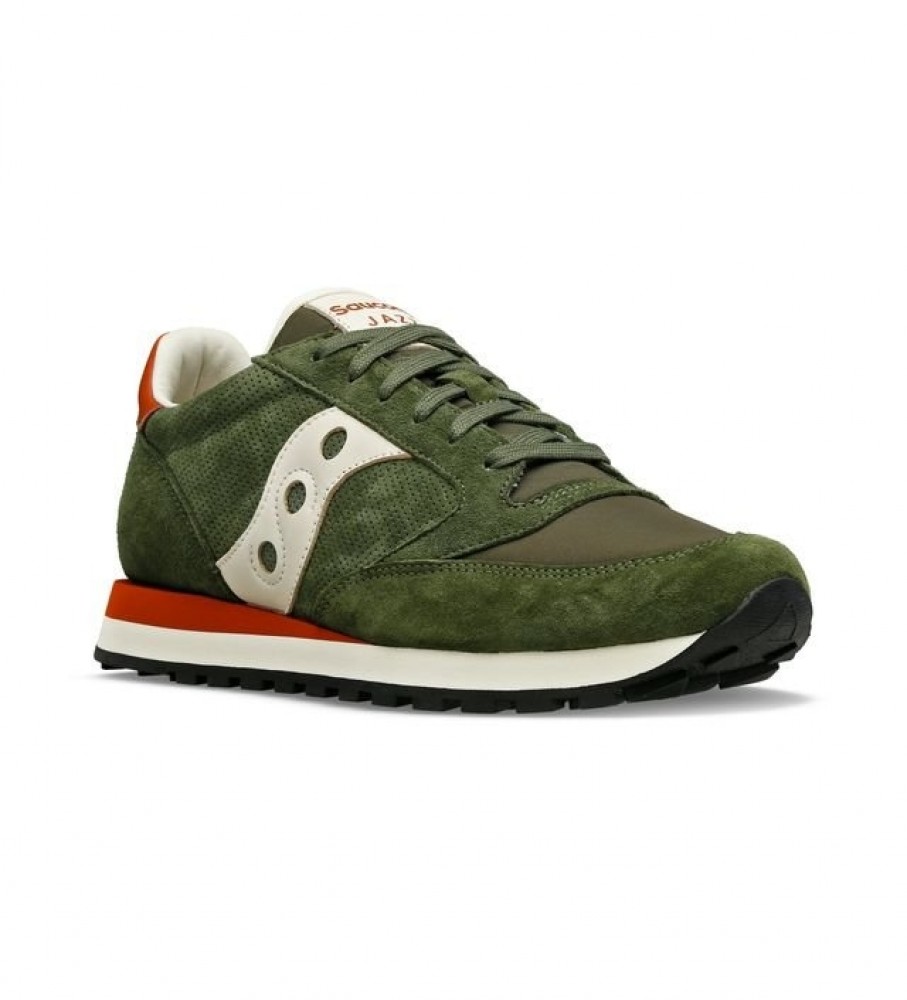 Tênis Saucony Jazz Original de couro, verde
