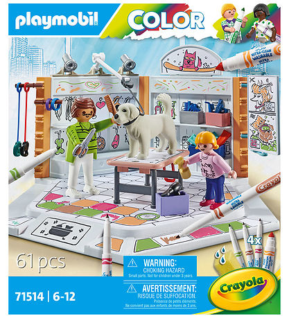 Playmobil Color - Hundesalon - 71514 - 61 Dele