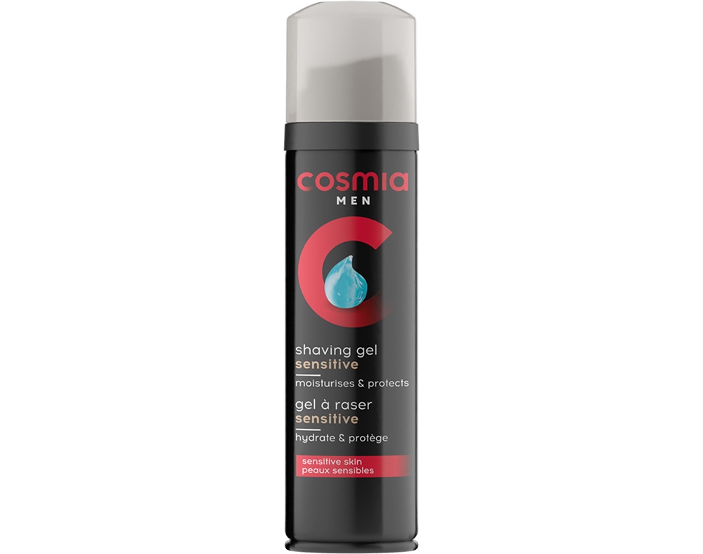 GEL COSMIA MEN BARBEAR PELES SENSÍVEIS 75ML