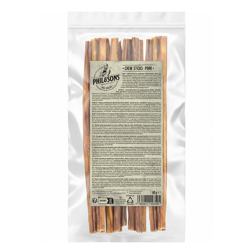 Bâtonnets à mâcher Phil & Sons - porc