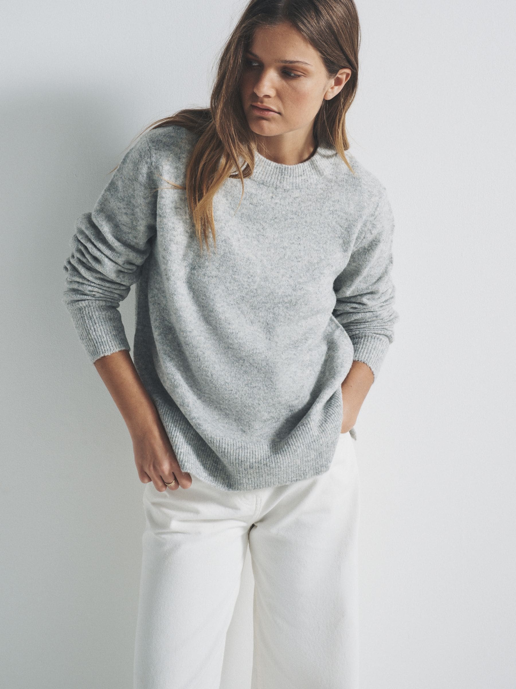 The Set Crew Neck Knitted Jumpers With Wool
