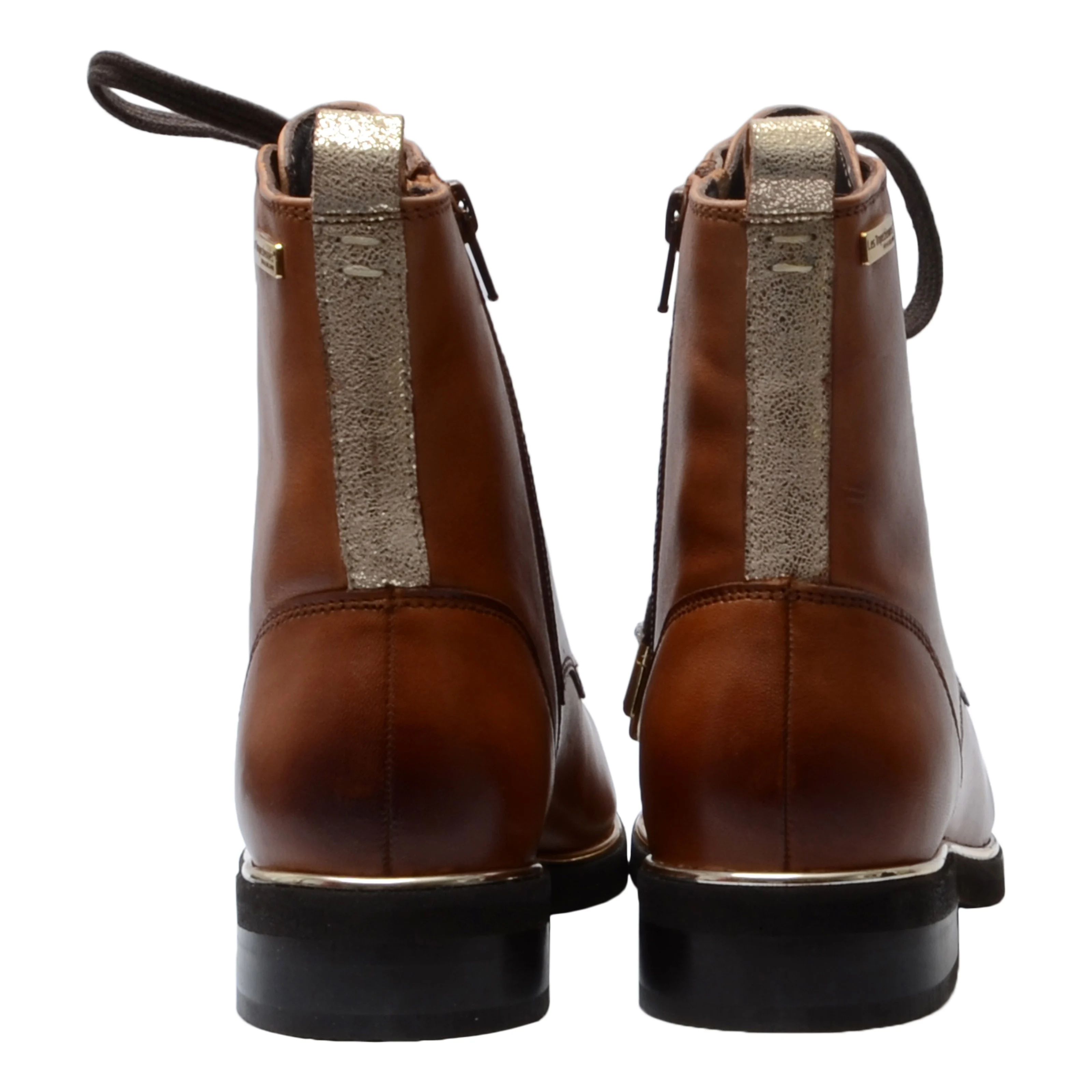 Bottines en cuir Mathilde | Marron