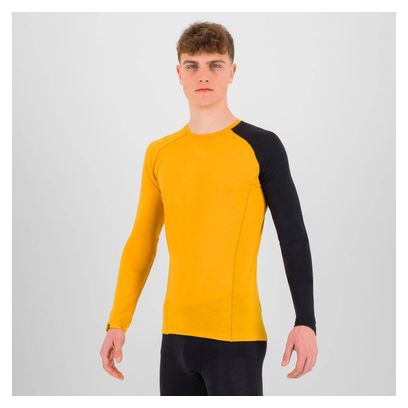 T-shirt thermique Karpos Dinamico Homme Jaune/Noir