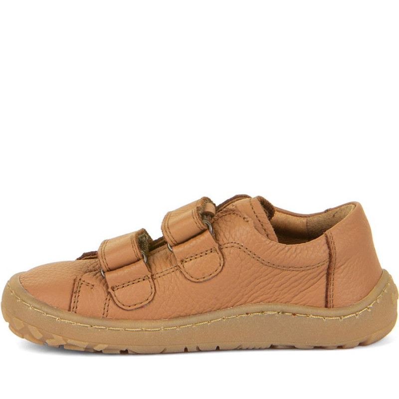 Froddo Froddo Barefoot Cuir Velcros Cognac