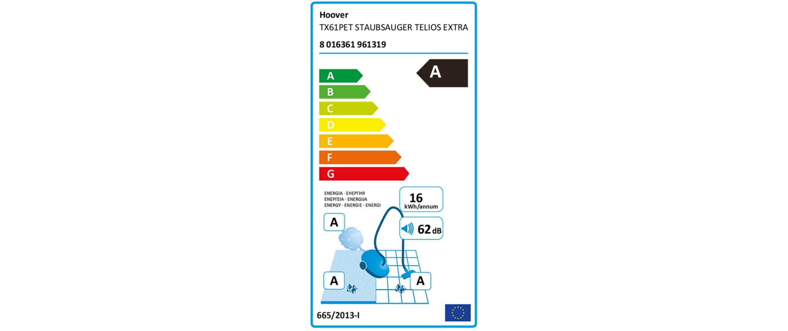 Bodenstaubsauger TX61PET 021<br>450 W-Bodenstaubsauger