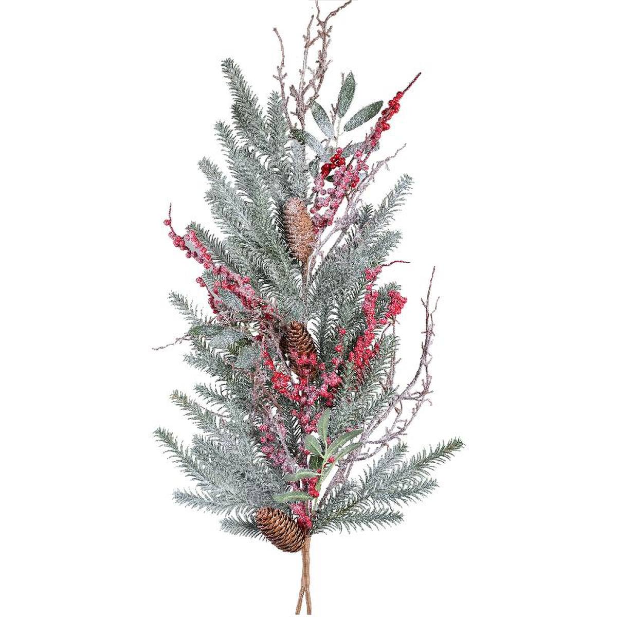 Ptmd branche artificielles harte - 80x30x5 cm - pe - vert