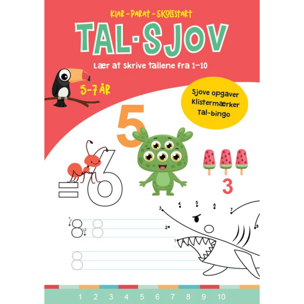 Køb Forlaget Tukan Klar-parat-skolestart: Tal-sjov
