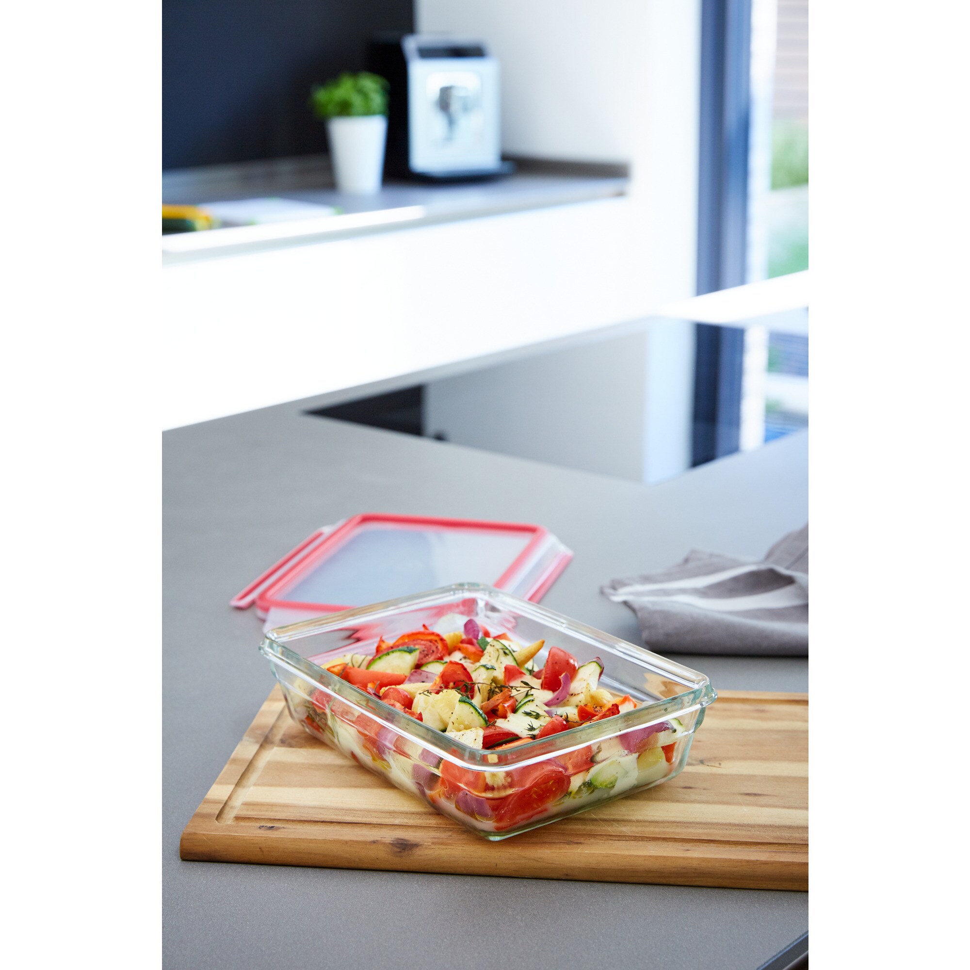 Emsa Dose CLIP & CLOSE Glas-Frischhaltedose 0,7 Liter